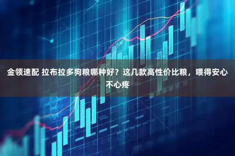 金领速配 拉布拉多狗粮哪种好？这几款高性价比粮，喂得安心不心疼